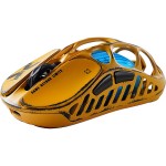 خرید موس GravaStar Mercury X - بی‌سیم - طرح Battle-Worn Yellow